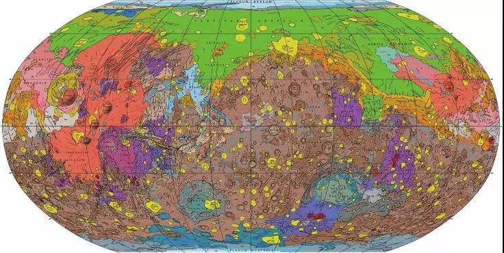 火星地形图一览